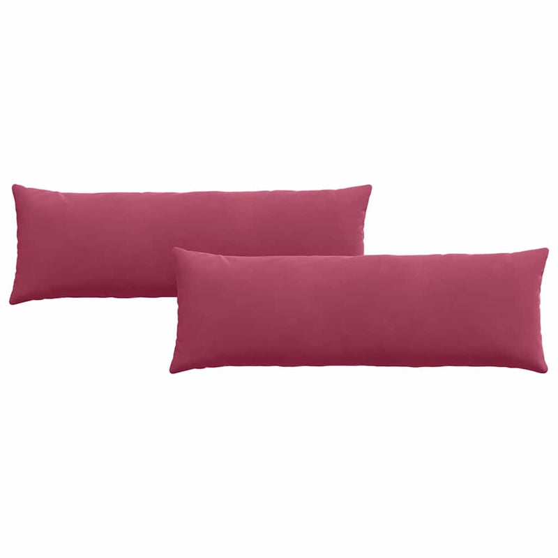Load image into Gallery viewer, Vidaxl sofa kussens 2 stuks wijnrood 120 x 40 cm cordstof