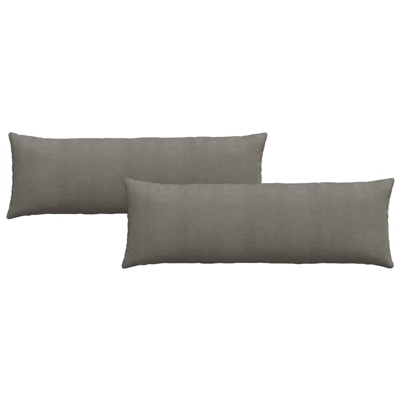 Load image into Gallery viewer, Vidaxl sofa kussens 2 stuks lichtgrijs 120 x 40 cm cordstof