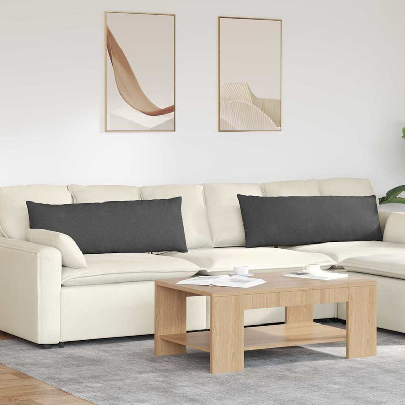 Load image into Gallery viewer, Vidaxl sofa kussens 2 stuks donkergrijs 120 x 40 cm cordstof