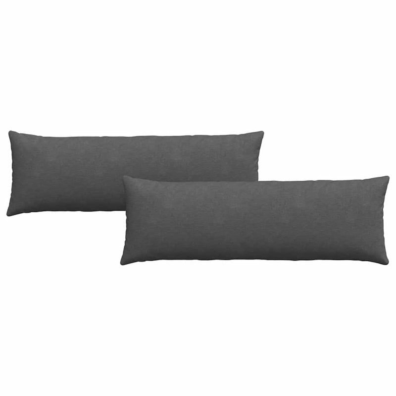 Load image into Gallery viewer, Vidaxl sofa kussens 2 stuks donkergrijs 120 x 40 cm cordstof