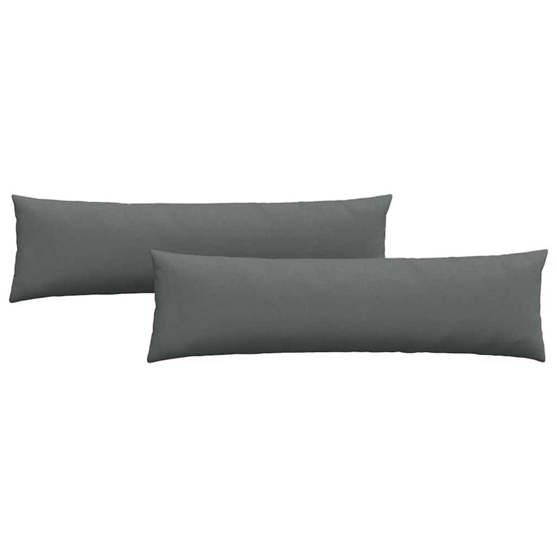 Load image into Gallery viewer, Vidaxl sofa kussens 2 pcs donkergrijs 145 x 40 cm stof