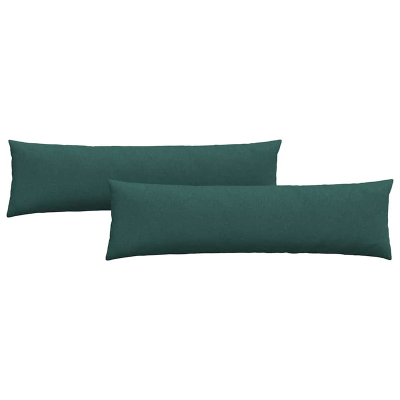 Load image into Gallery viewer, Vidaxl sofa kussens 2 pcs donkergroen 145 x 40 cm stof