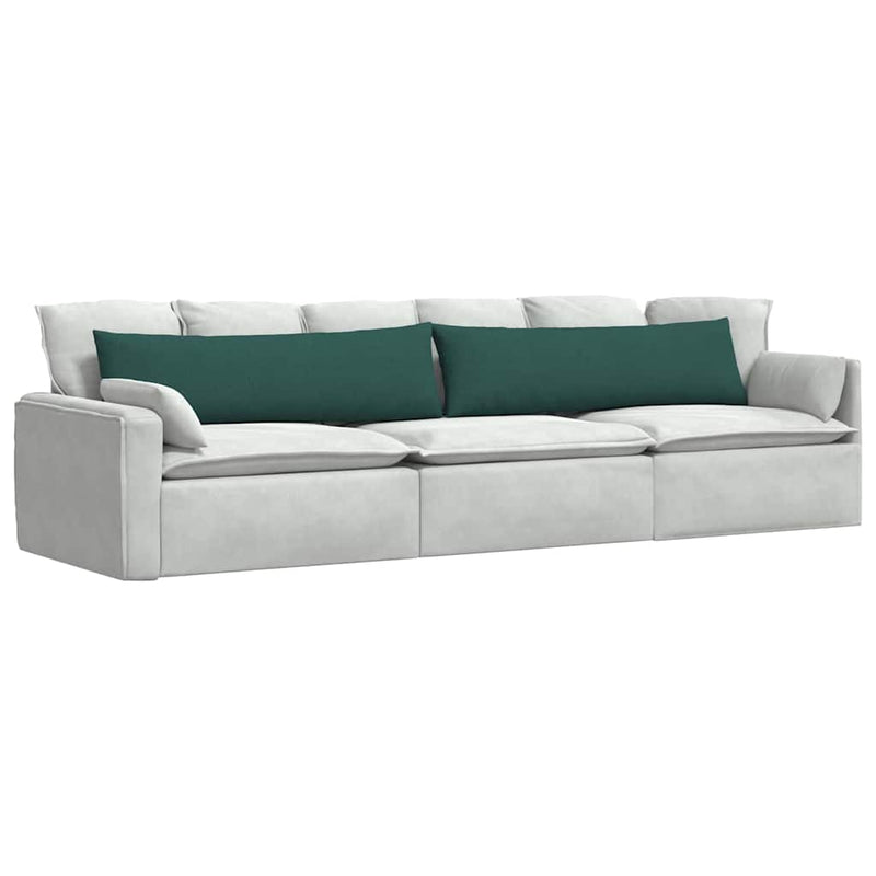 Load image into Gallery viewer, Vidaxl sofa kussens 2 pcs donkergroen 145 x 40 cm stof