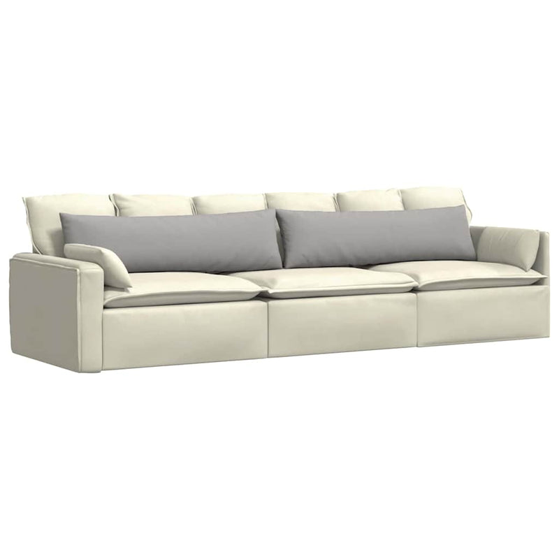 Load image into Gallery viewer, Vidaxl sofa kussens 2 pcs wolkengrijs 145 x 40 cm stof