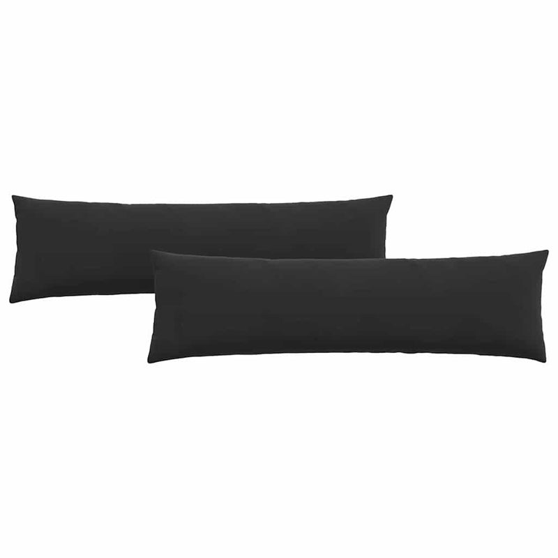 Load image into Gallery viewer, Vidaxl sofa kussens 2 stuks zwart 145 x 40 cm cordstof