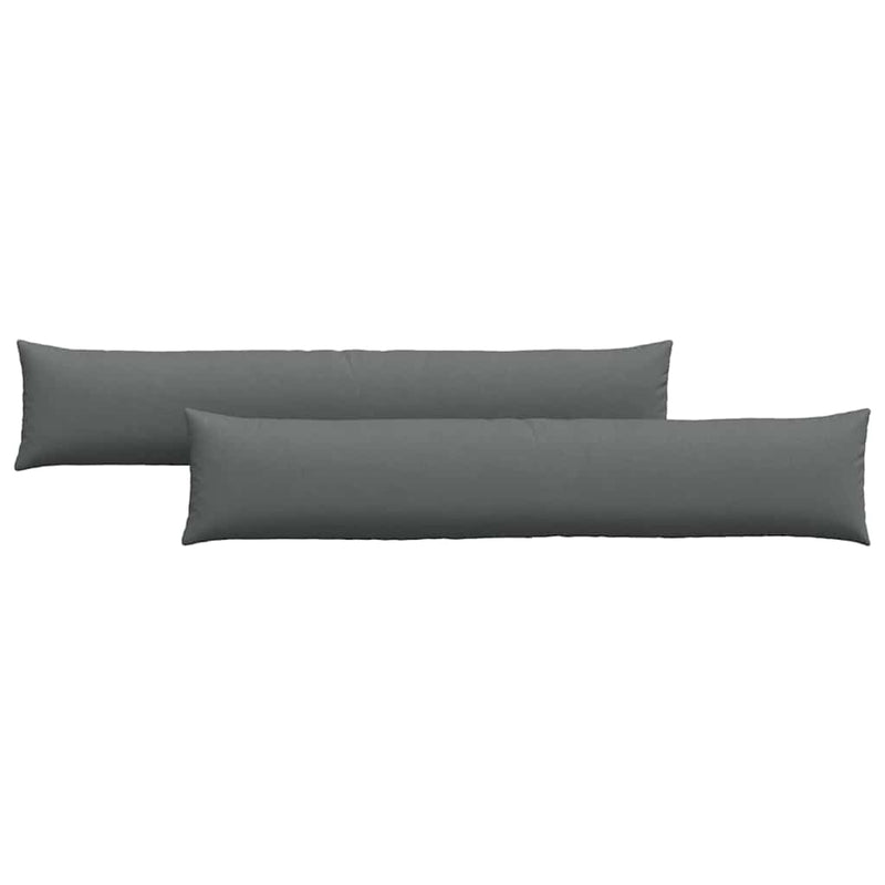 Load image into Gallery viewer, Vidaxl sofa kussens 2 pcs donkergrijs 200 x 40 cm stof