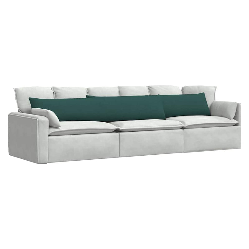 Load image into Gallery viewer, Vidaxl sofa kussens 2 pcs donkergroen 200 x 40 cm stof
