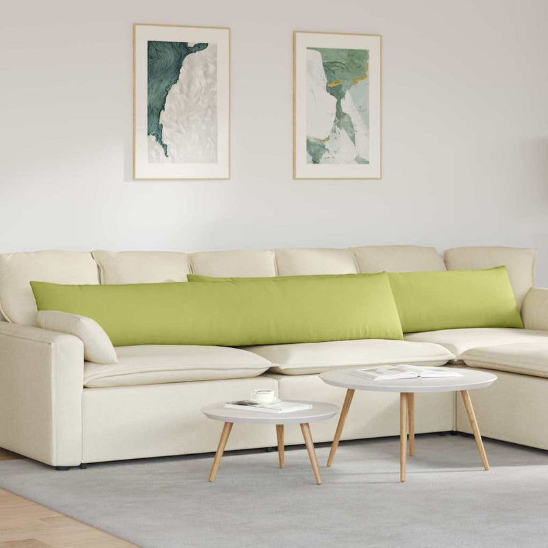 Load image into Gallery viewer, Vidaxl sofa kussens 2 pcs lichtgroen 200 x 40 cm stof