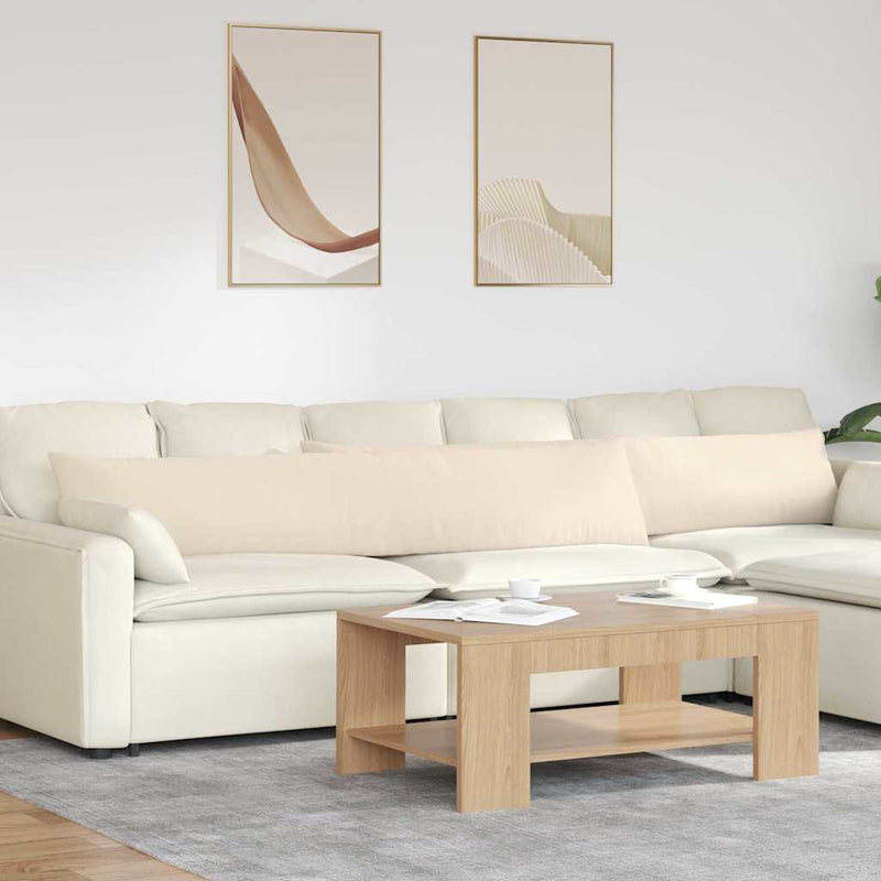 Load image into Gallery viewer, Vidaxl sofa kussens 2 stuks beige 200 x 40 cm stof