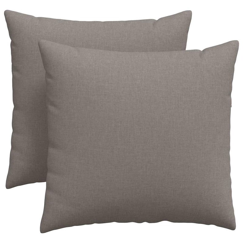 Load image into Gallery viewer, Vidaxl sofa kussens 2 pcs taupe 45 x 45 cm stof