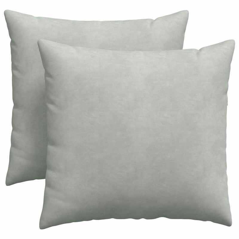 Load image into Gallery viewer, Vidaxl sofa kussens 2 stuks lichtgrijs 45 x 45 cm cordstof