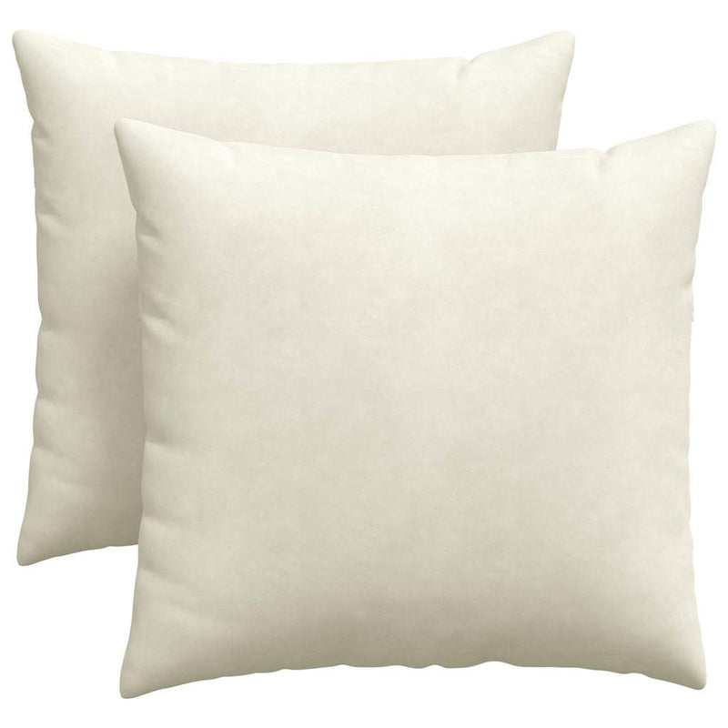 Load image into Gallery viewer, Vidaxl sofa kussens 2 stuks crème 45 x 45 cm cordstof