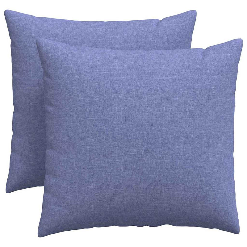 Load image into Gallery viewer, Vidaxl sofa kussens 2 pcs jeans blauw 50 x 50 cm stof