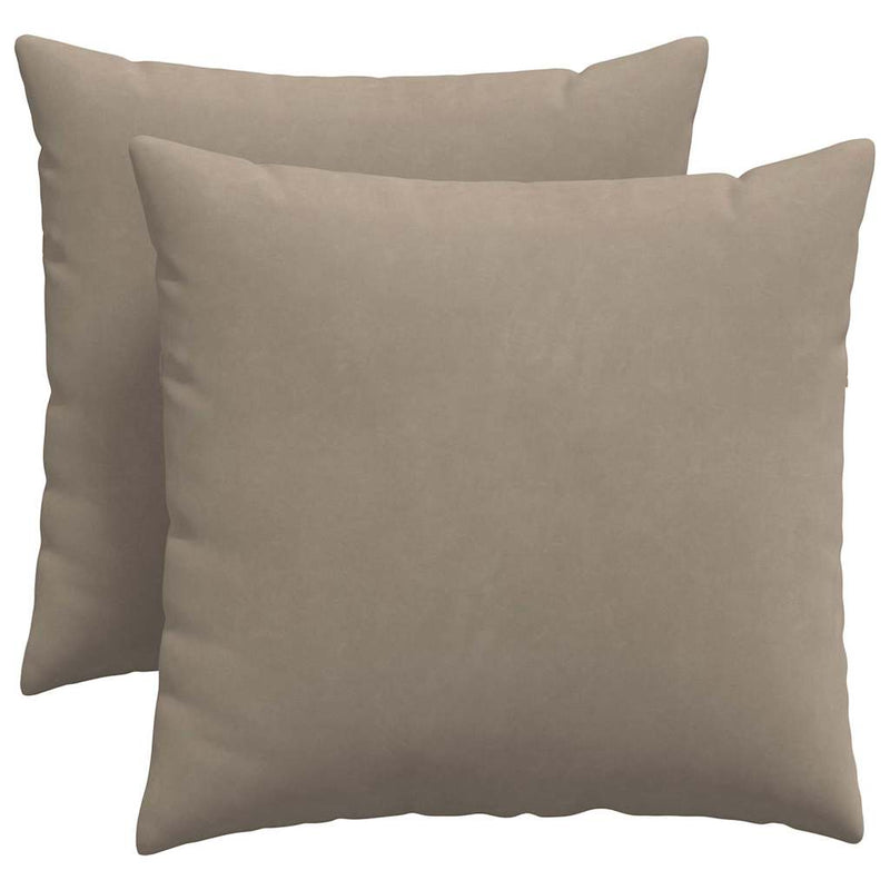 Load image into Gallery viewer, Vidaxl sofa kussens 2 stuks taupe 50 x 50 cm stof