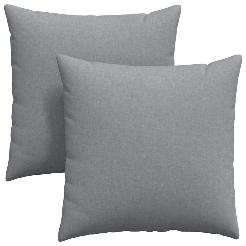 Load image into Gallery viewer, Vidaxl sofa kussens 2 pcs lichtgrijs 60 x 60 cm stof