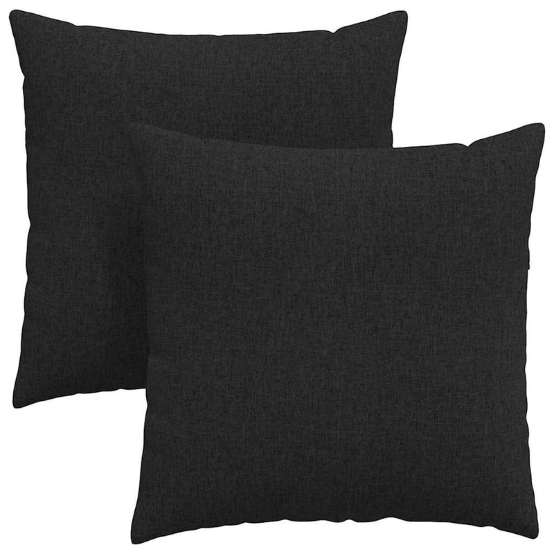 Load image into Gallery viewer, Vidaxl sofa kussens 2 pcs zwart 60 x 60 cm stof