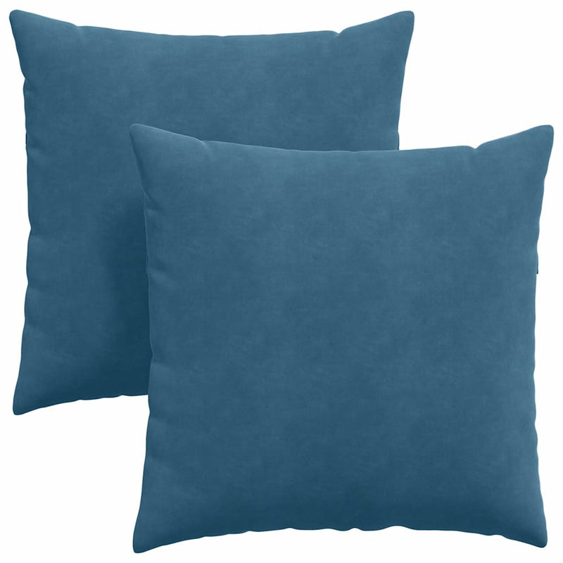 Load image into Gallery viewer, Vidaxl sofa kussens 2 stuks blauw 60 x 60 cm cordstof