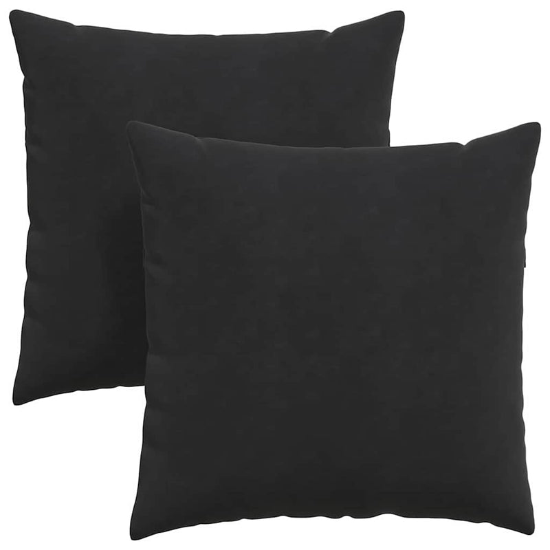 Load image into Gallery viewer, Vidaxl sofa kussens 2 stuks zwart 60 x 60 cm cordstof