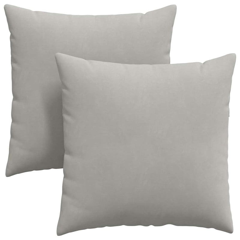 Load image into Gallery viewer, Vidaxl sofa kussens 2 stuks lichtgrijs 60 x 60 cm stof