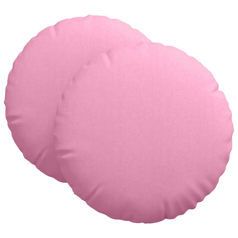 Load image into Gallery viewer, Vidaxl zitkussens 2 pcs roze ø60 x 21 cm stof