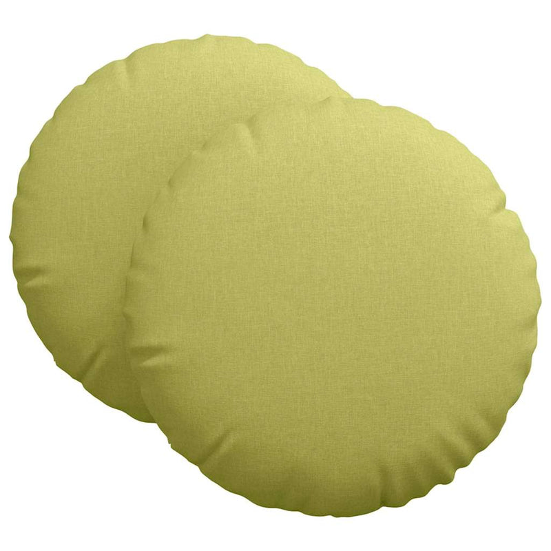 Load image into Gallery viewer, Vidaxl zitkussens 2 pcs lichtgroen ø80 x 29 cm stof