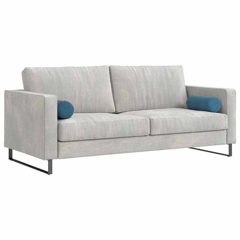 Load image into Gallery viewer, Vidaxl bolster kussens 2 stuks blauw ø 15 x 40 cm cordstof