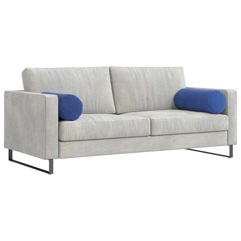 Load image into Gallery viewer, Vidaxl bolster kussens 2 stuks politieblauw ø 25 x 70 cm cordstof