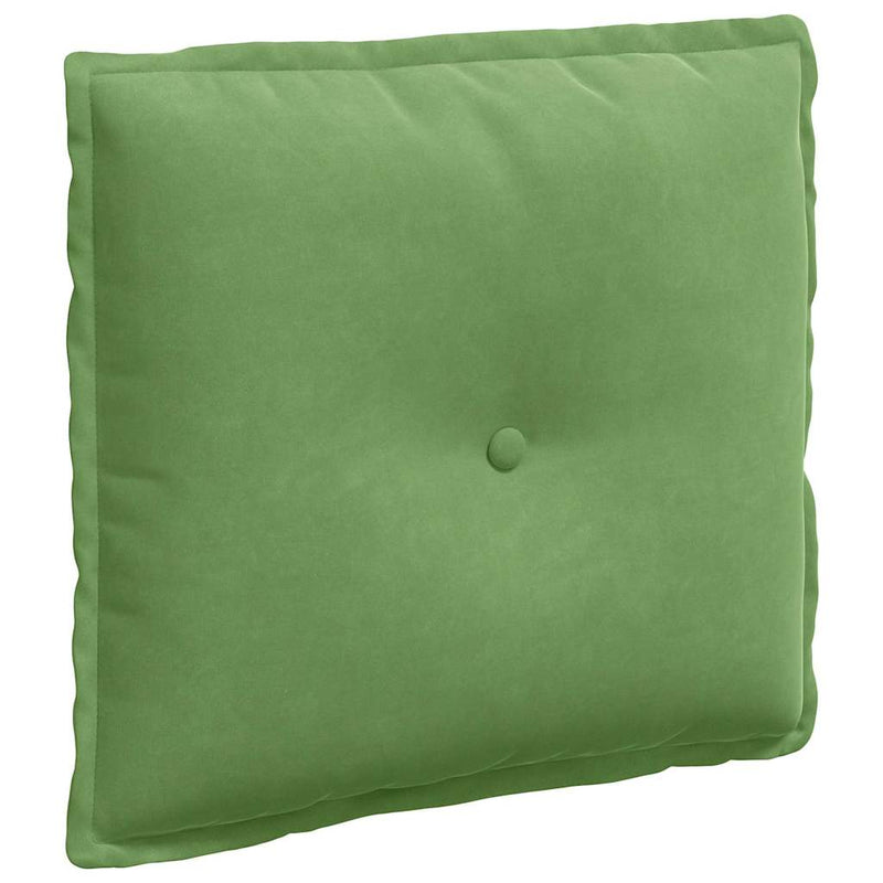 Load image into Gallery viewer, Vidaxl rugkussen lichtgroen 50 x 45 cm cordstof