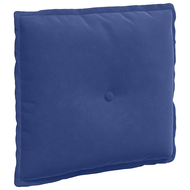 Load image into Gallery viewer, Vidaxl rugkussen politieblauw 50 x 45 cm cordstof