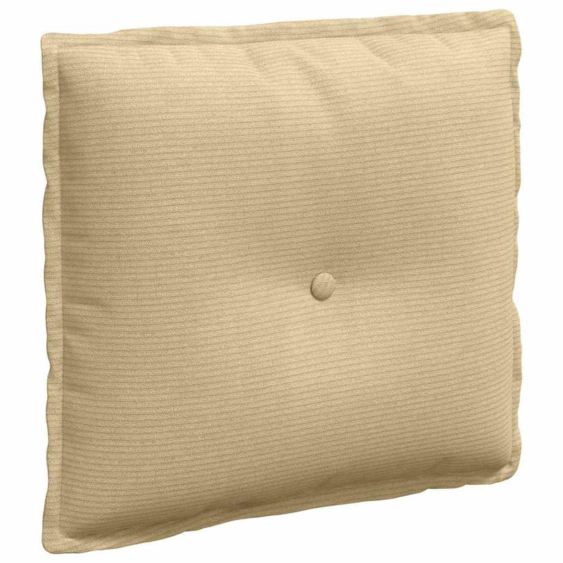 Load image into Gallery viewer, Vidaxl rugkussen grijs groen 50 x 45 cm cordstof