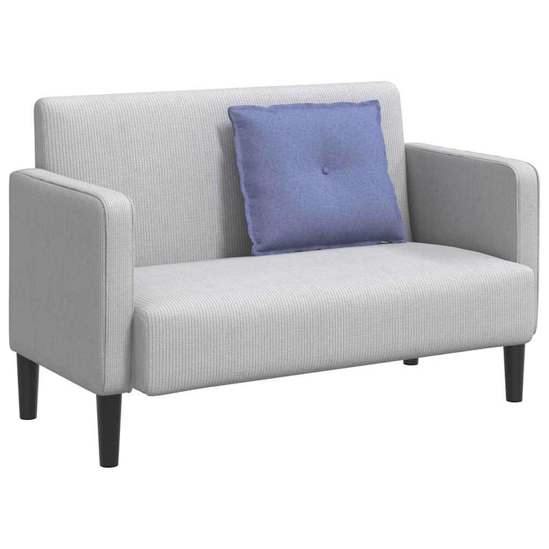 Load image into Gallery viewer, Vidaxl rugkussen jeans blauw 60 x 19 x 50 cm stof