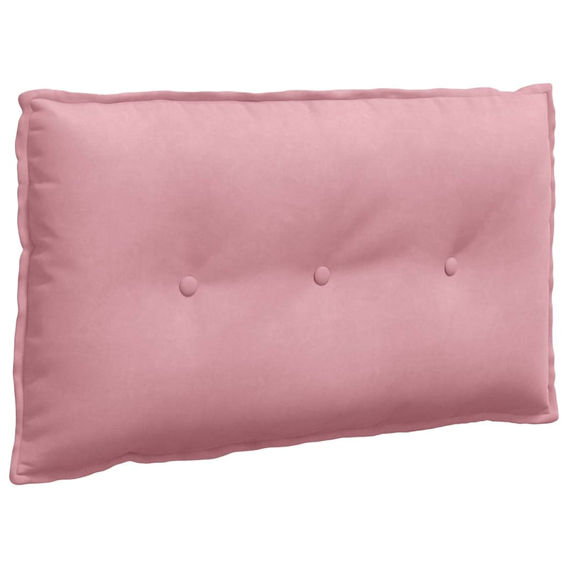 Load image into Gallery viewer, Vidaxl rugkussen roze 80 x 50 cm cordstof