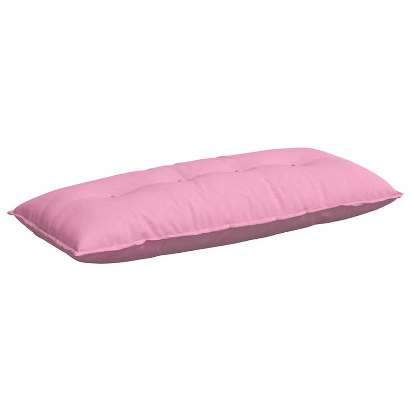 Load image into Gallery viewer, Vidaxl rugkussen roze 120 x 19 x 50 cm stof