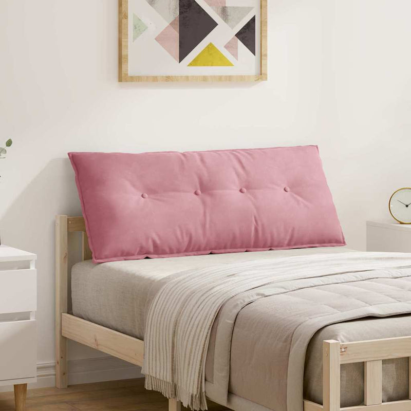 Load image into Gallery viewer, Vidaxl rugkussen roze 120 x 50 cm cordstof