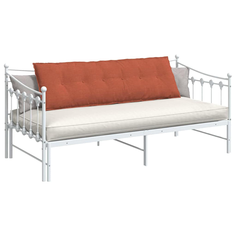 Load image into Gallery viewer, Vidaxl rugkussen rood-oranje 160 x 50 cm cordstof
