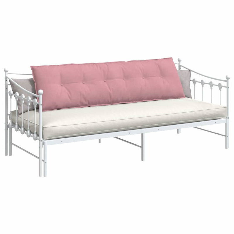 Load image into Gallery viewer, Vidaxl rugkussen roze 180 x 50 cm cordstof