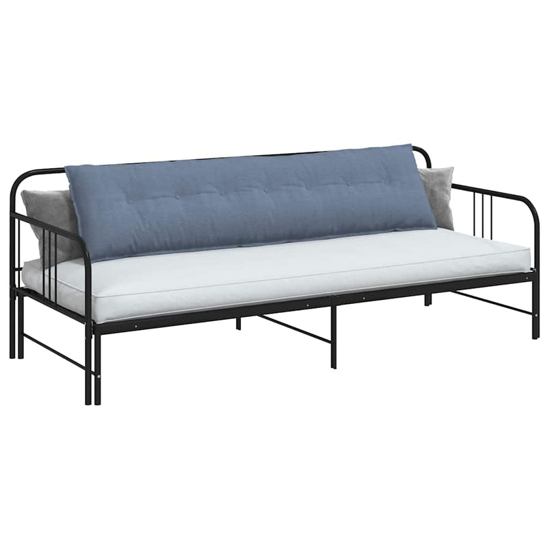 Load image into Gallery viewer, Vidaxl rugkussen blauw 200 x 50 cm cordstof