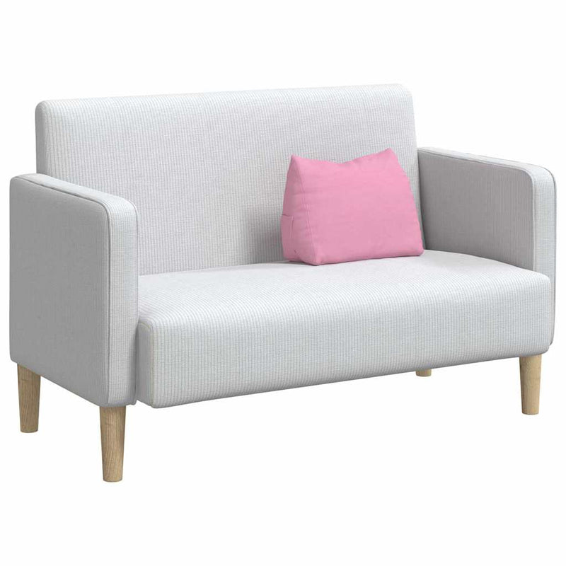 Load image into Gallery viewer, Vidaxl rugkussen roze 45 x 20 x 35 cm stof