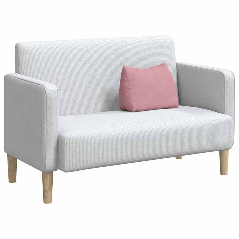 Load image into Gallery viewer, Vidaxl rugkussen roze 45 x 20 x 35 cm cordstof