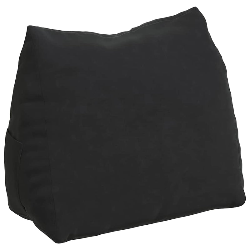 Load image into Gallery viewer, Vidaxl rugkussen zwart 60 x 20 x 50 cm cordstof