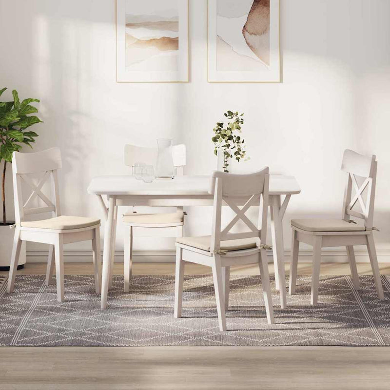 Load image into Gallery viewer, Vidaxl zitkussens 4 pcs beige 40 x 40 x 3 cm microvezel stof