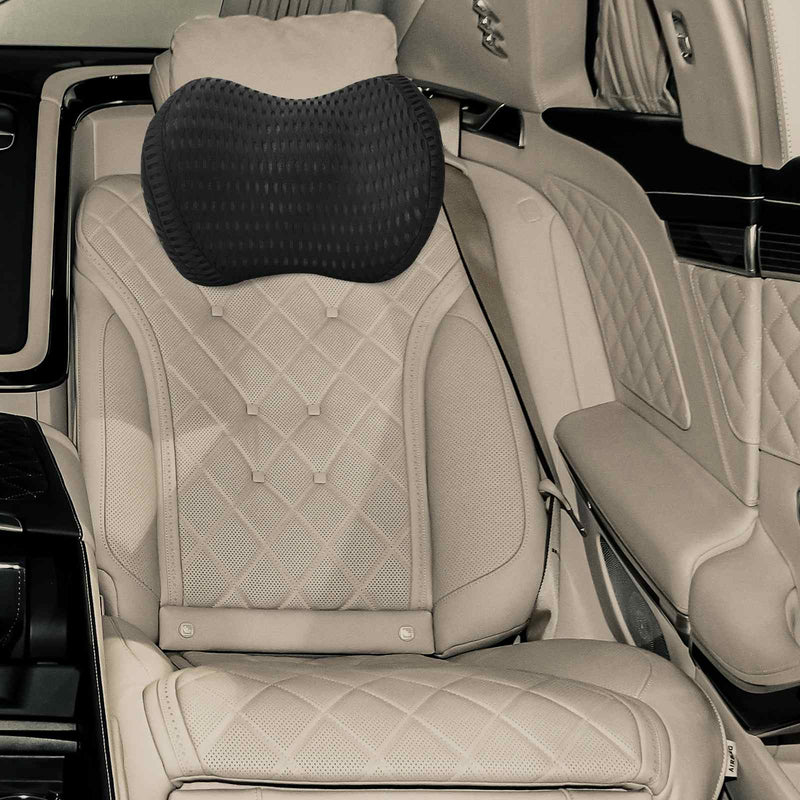 Load image into Gallery viewer, Vidaxl halskussen met kussen zwart 30,5 x 21,5 x 13 cm 4d mesh