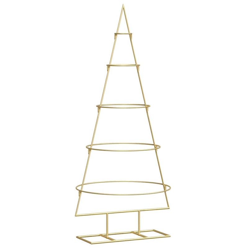 Load image into Gallery viewer, Vidaxl metalen kerstboom goud 124,5 cm poedergecoat staal
