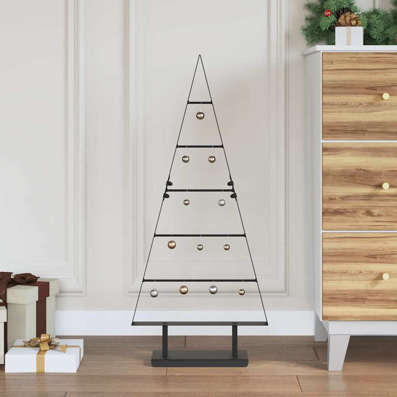 Load image into Gallery viewer, Vidaxl metalen kerstboom met standaard zwart 90 cm staal