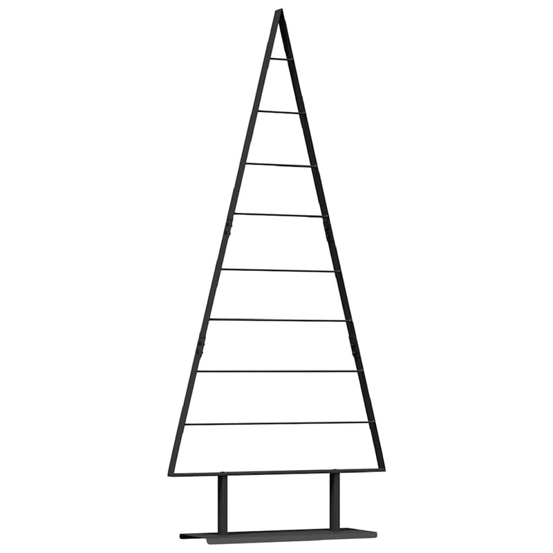 Load image into Gallery viewer, Vidaxl metalen kerstboom met standaard zwart 180 cm staal