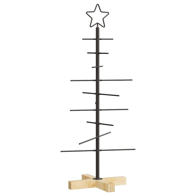 Load image into Gallery viewer, Vidaxl metalen kerstboom met standaard zwart 89 cm poedergecoat staal