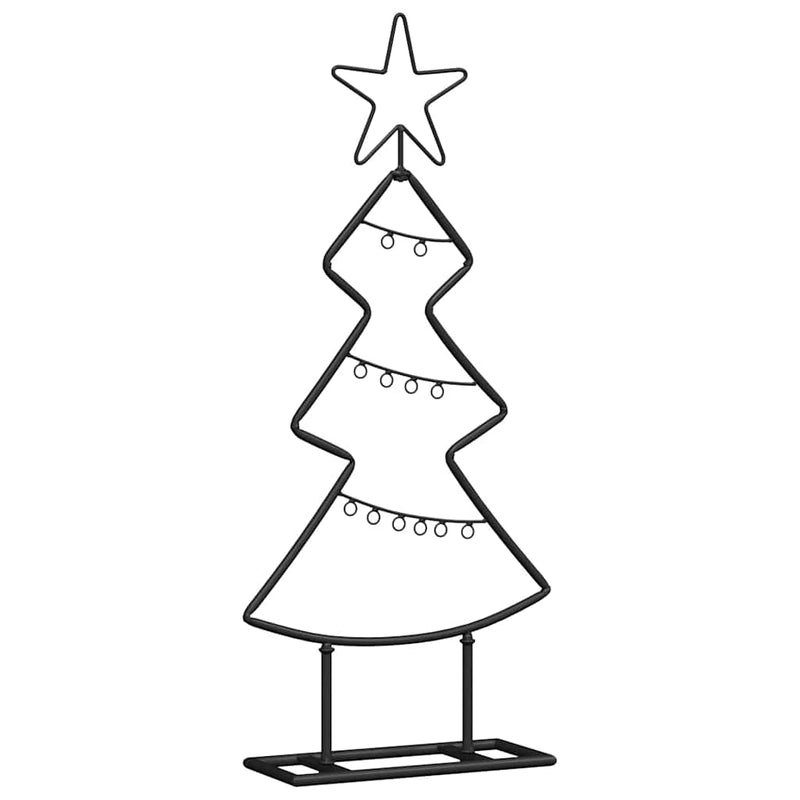 Load image into Gallery viewer, Vidaxl metalen kerstboom met standaard zwart 60 cm staal