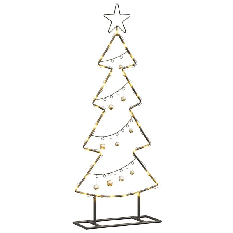 Load image into Gallery viewer, Vidaxl metalen kerstboom met standaard zwart 90,5 cm staal