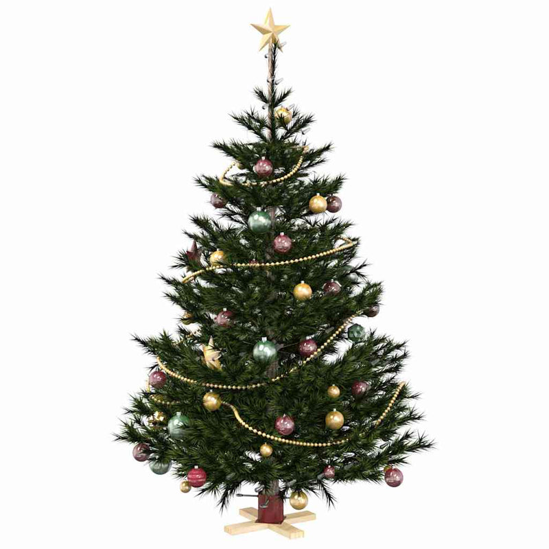 Load image into Gallery viewer, Vidaxl kerstboomstandaard 1.73 rood 50 x 50 x 16 cm massief grenenhout