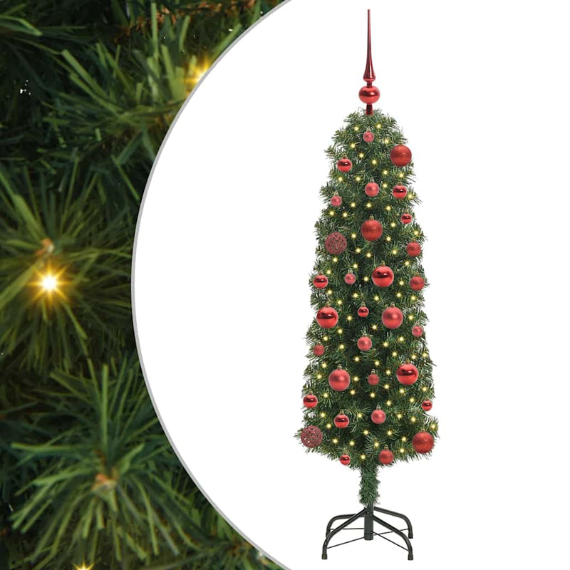 Load image into Gallery viewer, Vidaxl kunstkerstboom groen 120 cm pvc en staal en kunststof